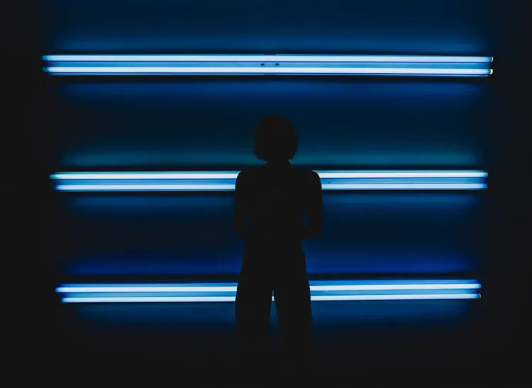 Unsplash image for library wayfinding